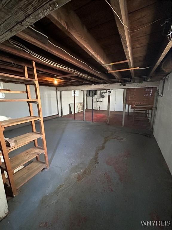 83 Felton St, North Tonawanda, NY 14120 - view of unfinished basement