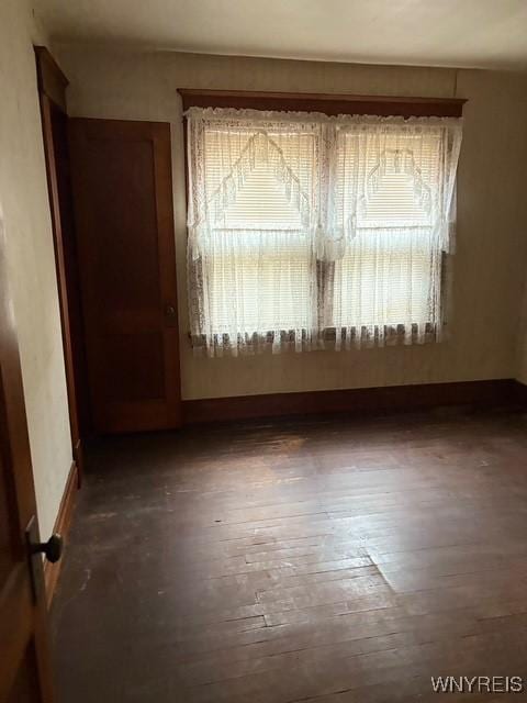 93 Mariemont Ave, Buffalo, NY 14220 - empty room featuring hardwood / wood-style floors and baseboards