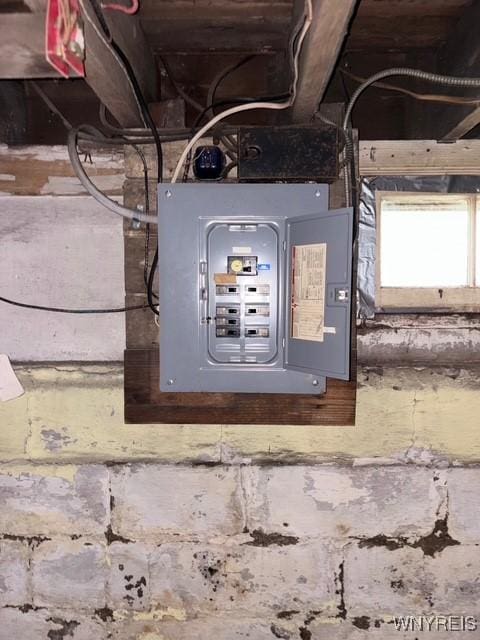 93 Mariemont Ave, Buffalo, NY 14220 - utility room featuring electric panel