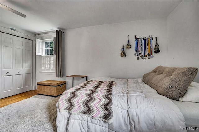 57 Middlebury Rd, Orchard Park, NY 14127 - bedroom featuring wood finished floors and ceiling fan