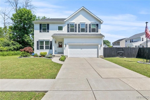111 Aegean Ave, Amherst, NY 14228 - traditional-style home with a garage and concrete driveway