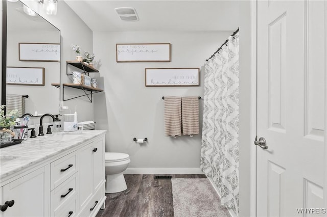 111 Aegean Ave, Amherst, NY 14228 - full bathroom featuring vanity, wood finished floors, and a shower with shower curtain