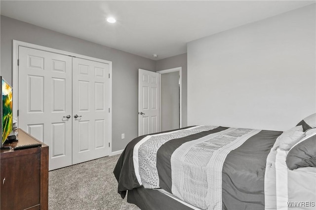 111 Aegean Ave, Amherst, NY 14228 - carpeted bedroom with a closet and recessed lighting