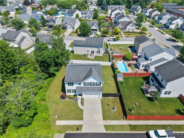 111 Aegean Ave, Amherst, NY 14228 - aerial view of residential area with a pool