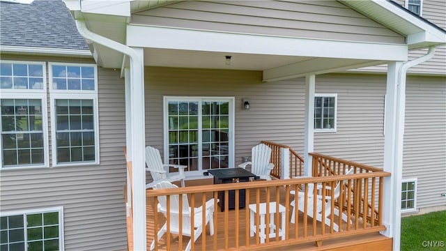 3427 Tall Tree Ln, Lysander, NY 13027 - view of wooden terrace