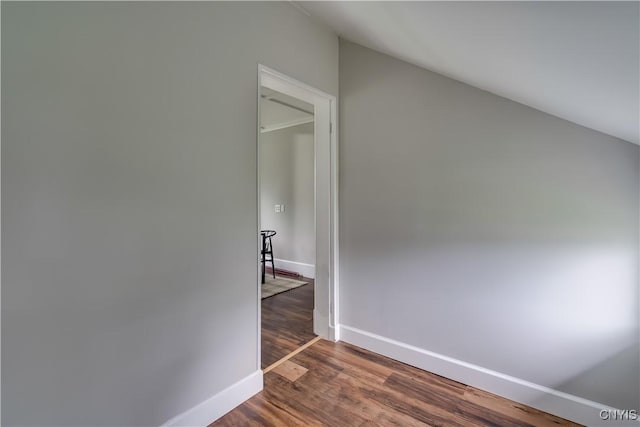 713 Parham St, Wilna, NY 13619 - hall with baseboards and dark wood-style flooring