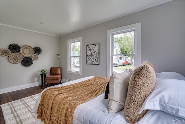 713 Parham St, Wilna, NY 13619 - bedroom featuring wood finished floors and crown molding