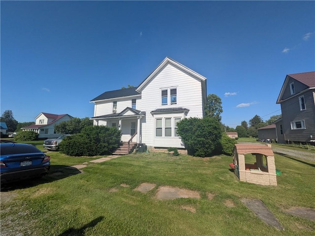 10 Mcclellan Ave, Mount Jewett Boro, PA 16740 - view of front of home featuring a front lawn