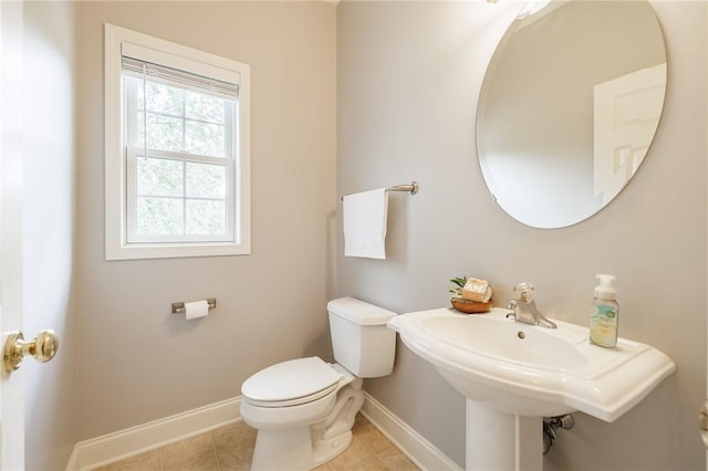 6915 Proximity Ln, Victor, NY 14564 - half bath with toilet and tile patterned flooring