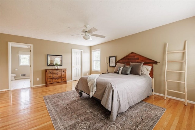 6915 Proximity Ln, Victor, NY 14564 - bedroom with multiple windows, light wood-style floors, ceiling fan, and a closet