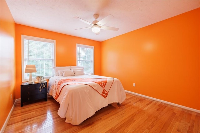 6915 Proximity Ln, Victor, NY 14564 - bedroom with light wood-style flooring and a ceiling fan
