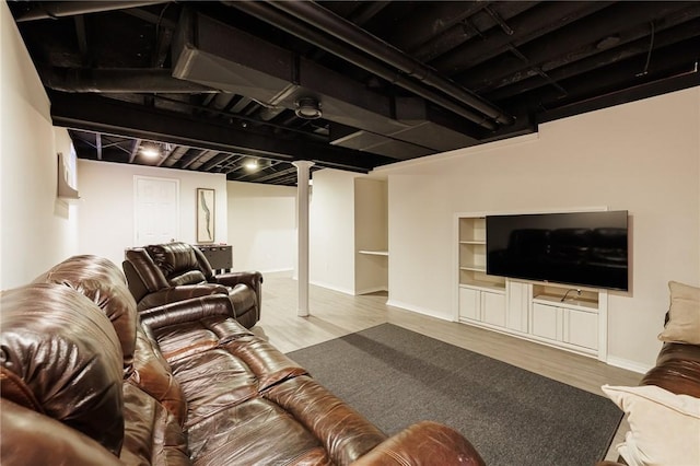 6915 Proximity Ln, Victor, NY 14564 - living room with wood finished floors and baseboards