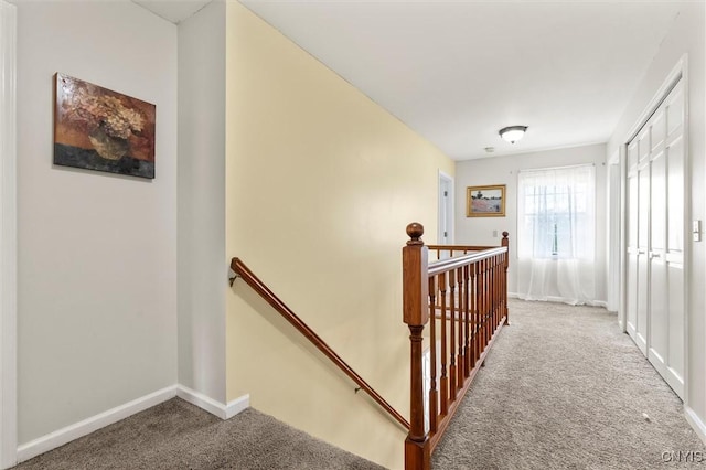 331 Hickory Ln, Hastings, NY 13036 - hallway featuring an upstairs landing and carpet floors