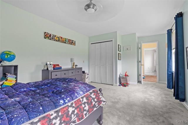331 Hickory Ln, Hastings, NY 13036 - bedroom with carpet floors and a closet