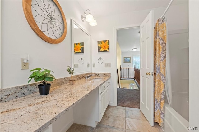 331 Hickory Ln, Hastings, NY 13036 - full bath with vanity and shower / bath combo with shower curtain