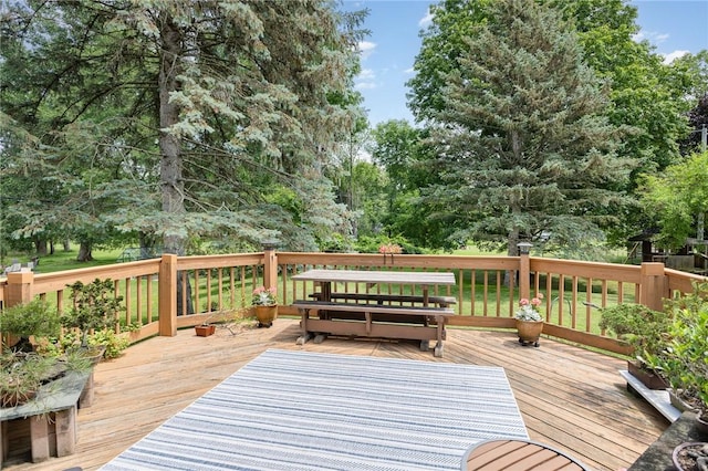 500 Watson Rd, Perinton, NY 14450 - view of wooden deck