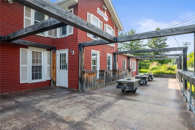 1369 Pittsford Mendon Rd, Mendon, NY 14506 - view of property exterior with a patio area