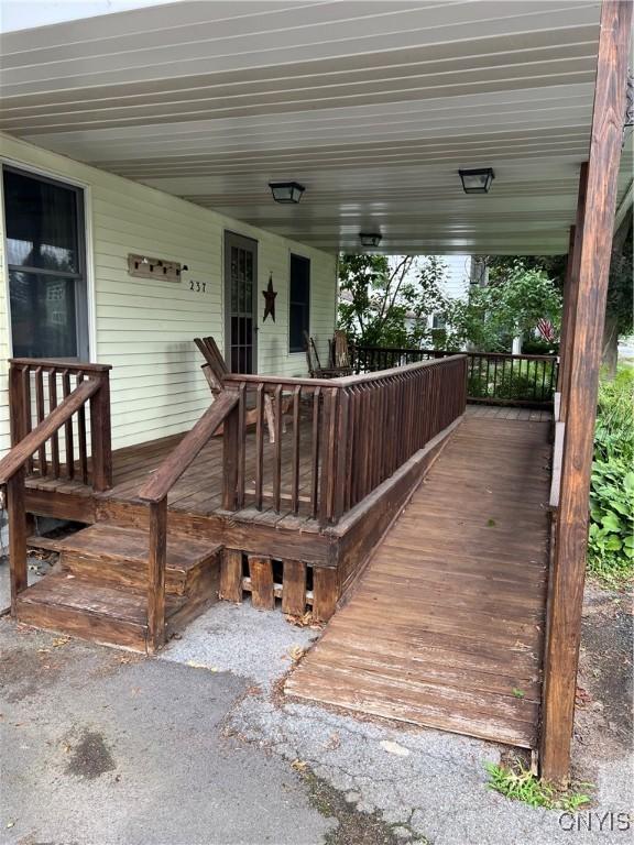 237 E Hamilton Ave, Sherrill, NY 13461 - view of porch