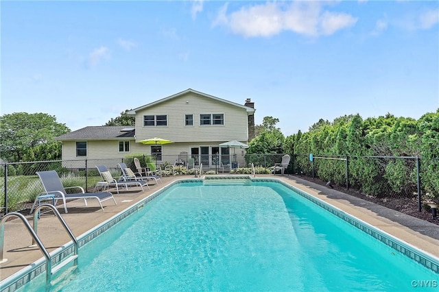 1705 Lancelot Pl, Skaneateles, NY 13152 - view of swimming pool with a fenced backyard and a patio