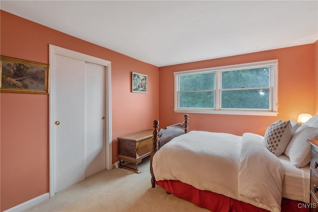 1705 Lancelot Pl, Skaneateles, NY 13152 - bedroom with light carpet and a closet