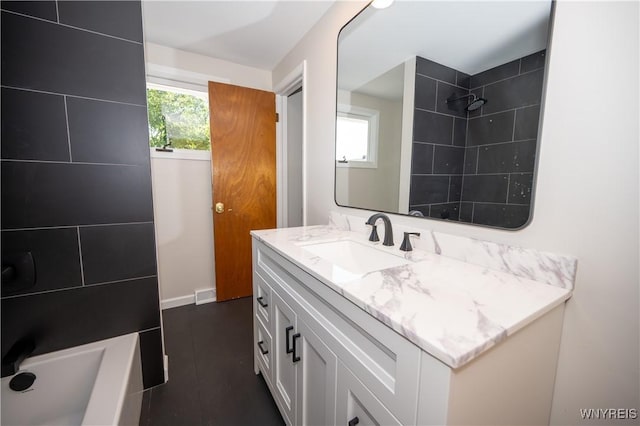 92 Schiller St, Buffalo, NY 14206 - full bath with vanity and baseboards