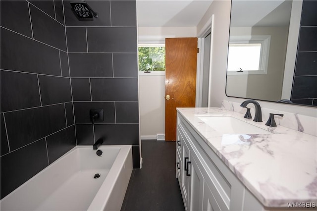 92 Schiller St, Buffalo, NY 14206 - full bathroom with vanity and shower / bathtub combination