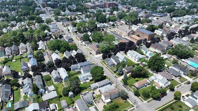 92 Schiller St, Buffalo, NY 14206 - aerial view of property and surrounding area with nearby suburban area