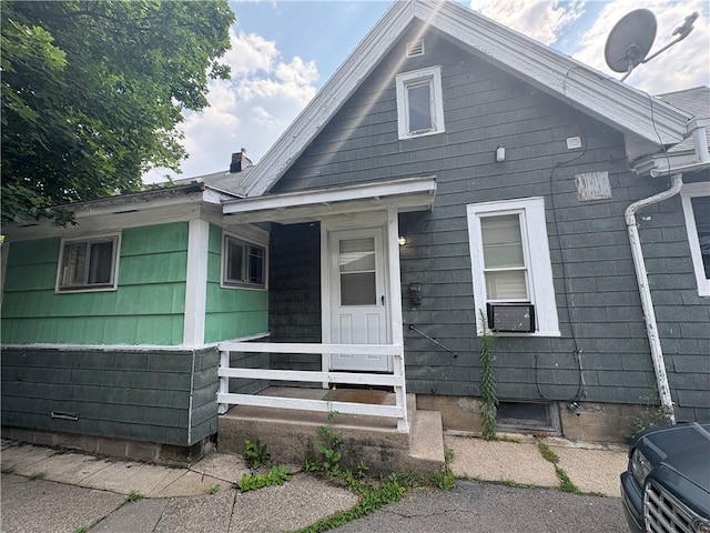 74 Ave D Ave, Rochester, NY 14621 - view of front of house with cooling unit