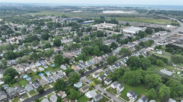 827 Tifft St, Buffalo, NY 14220 - aerial view of property and surrounding area with industrial structures