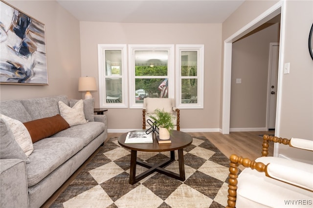 827 Tifft St, Buffalo, NY 14220 - living area with wood finished floors and baseboards