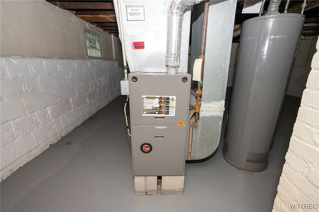 827 Tifft St, Buffalo, NY 14220 - utility room with water heater and heating unit