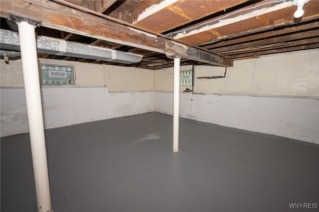 827 Tifft St, Buffalo, NY 14220 - view of unfinished basement
