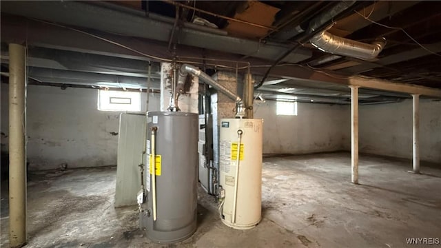 1890 Linwood Ave, Niagara Falls, NY 14305 - below grade area featuring water heater
