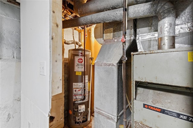 2079 Clifford Ave, Rochester, NY 14609 - utility room with gas water heater