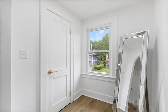 2079 Clifford Ave, Rochester, NY 14609 - entryway featuring light wood-type flooring and baseboards