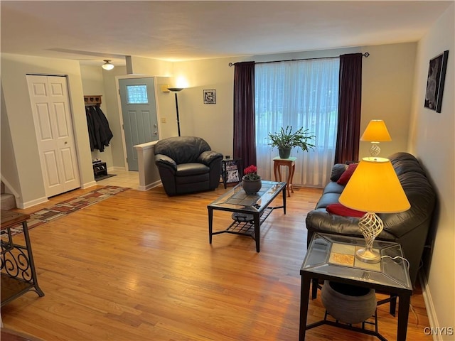 8467 Torchwood Ln, Cicero, NY 13039 - living area featuring light wood-type flooring