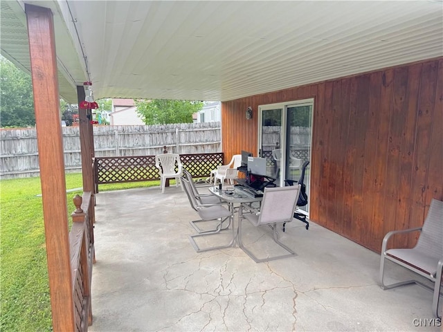 8467 Torchwood Ln, Cicero, NY 13039 - view of patio / terrace with outdoor dining space