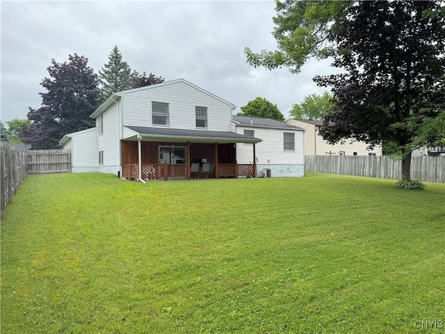 8467 Torchwood Ln, Cicero, NY 13039 - rear view of property with a fenced backyard