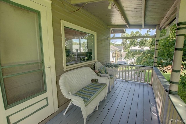 6716 Main St, Cherry Creek, NY 14723 - view of wooden porch