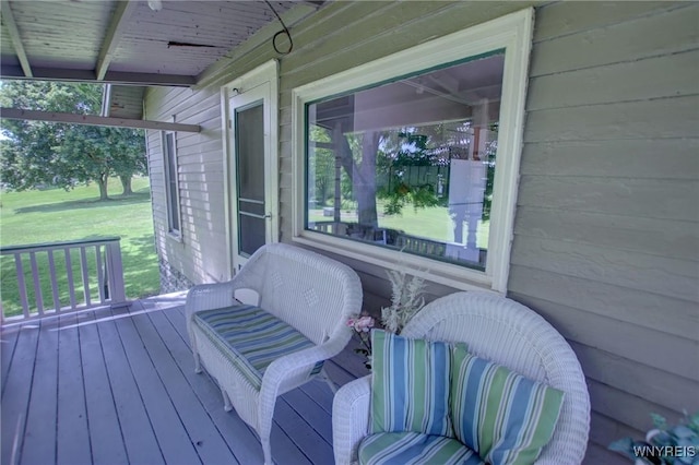 6716 Main St, Cherry Creek, NY 14723 - view of deck