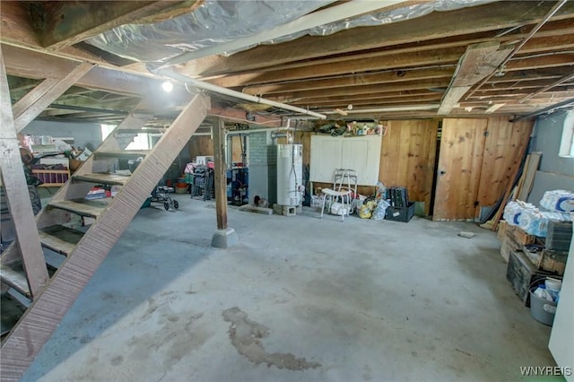 6716 Main St, Cherry Creek, NY 14723 - below grade area with gas water heater