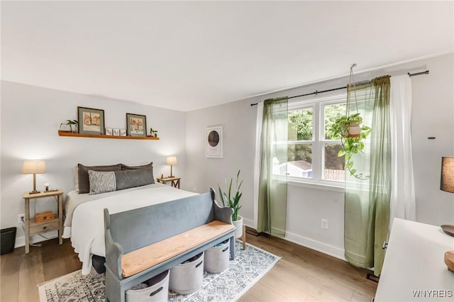 7052 Waring Cir, Evans, NY 14047 - bedroom with light wood-style floors and baseboards