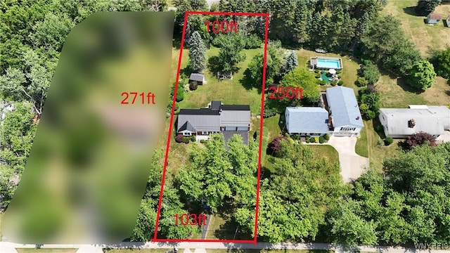 3461 Orchard Park Rd, Orchard Park, NY 14127 - view of property location featuring property boundaries highlighted