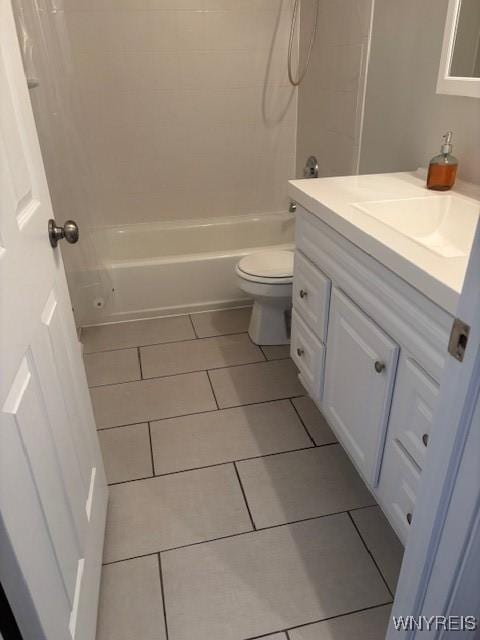 770 W Ferry St Unit 9A, Buffalo, NY 14222 - bathroom with tile patterned flooring, vanity, and bathing tub / shower combination