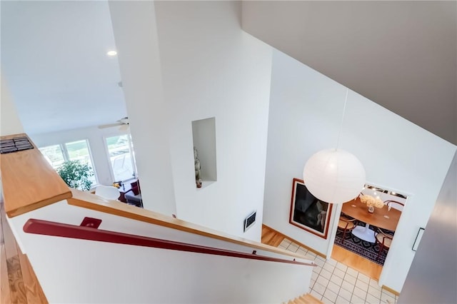 56 Waterview Cir, Penfield, NY 14625 - stairs with wood finished floors