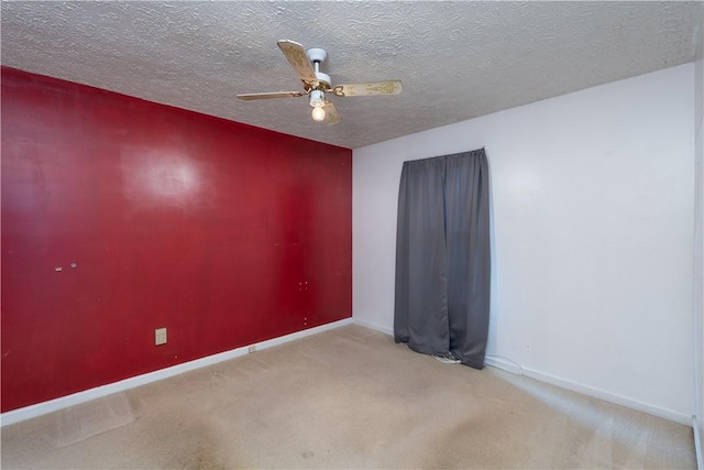 5 Yankee Ct, Chili, NY 14624 - carpeted empty room with ceiling fan and a textured ceiling