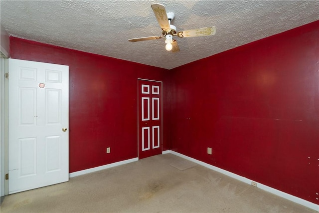 5 Yankee Ct, Chili, NY 14624 - carpeted spare room featuring a ceiling fan and a textured ceiling
