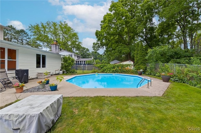 5647 Stevens Dr S, Cicero, NY 13039 - view of pool featuring a fenced backyard and a patio area
