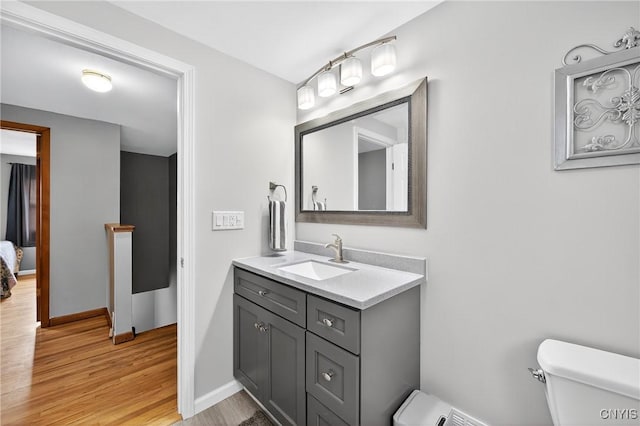 5647 Stevens Dr S, Cicero, NY 13039 - half bath with wood finished floors and vanity