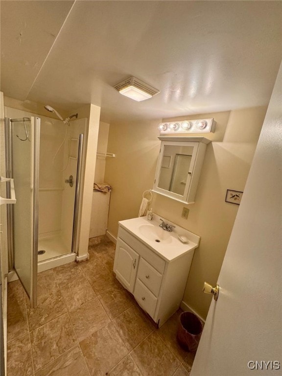 16 Locust Ave, Cortland, NY 13045 - bathroom featuring a shower stall and vanity